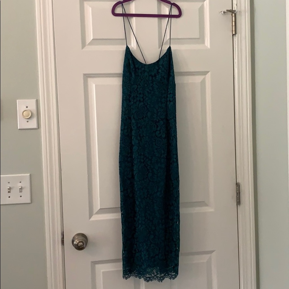 Kimchi Blue green lace dress
